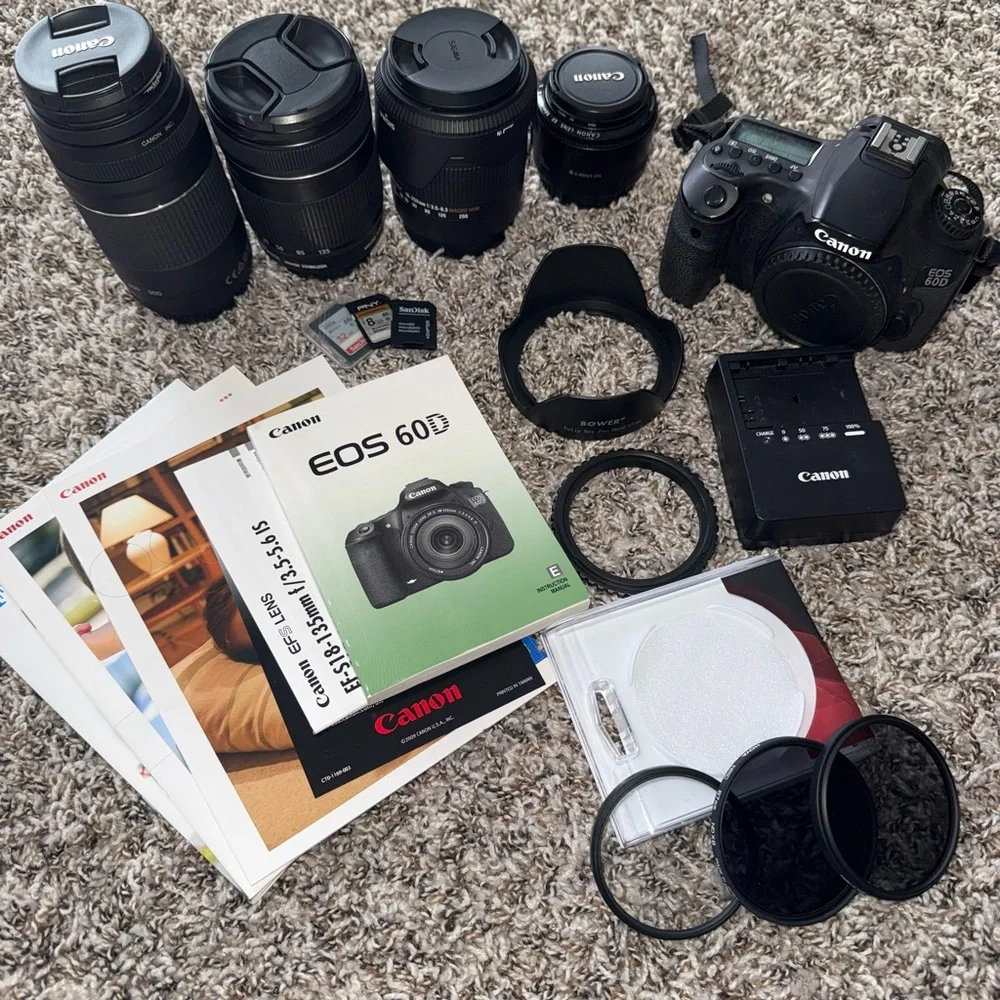 Canon EOS 60D Body + Kit bundles